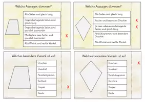 Vorschau - Spiele - Besondere Vierecke - Klammerkarten - Seite 2