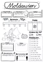 Vorschau - Arbeitsblätter - Steckbrief Moldawien - Seite 1