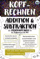 Vorschau - Arbeitsblätter - Kopfrechnen - Addition & Subtraktion | Zahlenraum bis 100 | Lückenaufgaben - Deckblatt