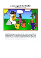 Vorschau - Arbeitsblätter - Jesus segnet die Kinder - Deckblatt