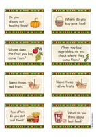 Vista previa - Refuerzo / NEE / Materiales de apoyo - Food Speaking Cards / Tarjetas de Conversación (inglés) - página 3