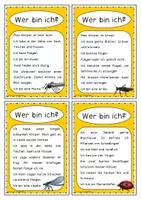 Vorschau - Unterrichtsreihen - Insekten - Wer bin ich - Lesespiel - Seite 2