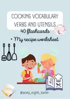 Vista previa - Tarjetas / Manipulativos - COOKING FLASHCARDS - página 3