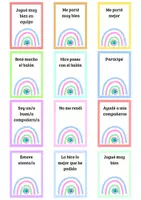 Vista previa - Tarjetas / Manipulativos - Tarjetas positivas. - Portada