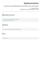Vorschau - Arbeitsblätter - Experimente zu den Einflussfaktoren auf die Photosynthese | Fotosynthese - Seite 3
