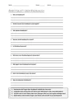 Vorschau - Arbeitsblätter - AB mit Fragen zum Thema "Knoblauch" + Lösungsblatt - Deckblatt