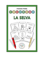 Vista previa - Manualidades / Dibujos para colorear - FICHAS DE COLOREAR LA SELVA ANIMALES JUNGLA - Portada