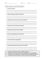 Vorschau - Arbeitsblätter - AB mit Fragen zum Thema "Knospen" + Lösungsblatt + Infografik - Deckblatt