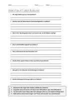 Vorschau - Arbeitsblätter - AB mit Fragen zum Thema "Koblenz" + Lösungsblatt - Deckblatt