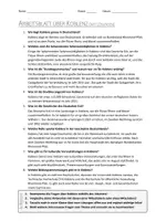 Vorschau - Arbeitsblätter - AB mit Fragen zum Thema "Koblenz" + Lösungsblatt - Seite 1