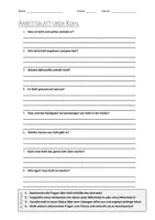 Vorschau - Arbeitsblätter - AB mit Fragen zum Thema "Kohl" + Lösungsblatt - Deckblatt