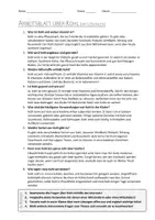 Vorschau - Arbeitsblätter - AB mit Fragen zum Thema "Kohl" + Lösungsblatt - Seite 1