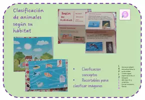 Vista previa - Unidades / Secuencias / Situaciones de Aprendizaje - ANIMALES SEGÚN SU HÁBITAT - Portada