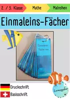 Vorschau - Arbeitsblätter - Einmaleins - Bundle "Ozean" - Seite 1