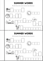 Vorschau - Arbeitsblätter - My Summer Mini Booklet | Activity Book #sommerbeieduki - Seite 3