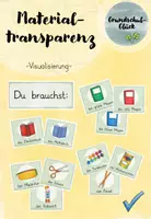Vorschau - Fördermaterial/Inklusion - Materialtransparenz - Tafelmaterial - Deckblatt