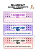 Vorschau - Mal- und Bastelvorlagen - VATERTAG - Gutscheinheft: Geschenkidee zum Vatertag - Seite 3