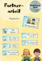 Vorschau - Bildkarten - Partnerarbeit - Regelkarten zur Visualisierung - Deckblatt