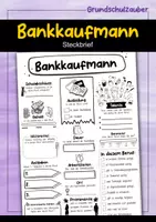 Vorschau - Arbeitsblätter - Steckbrief Bankkaufmann - Deckblatt