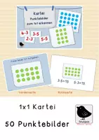 Vorschau - Arbeitsblätter - Kartei: Punktebilder zum kleinen Einmaleins - Deckblatt