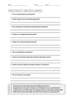 Vorschau - Arbeitsblätter - AB mit Fragen zum Thema "Kolumbien" + Lösungsblatt + Infografik - Deckblatt