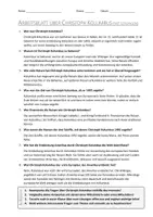 Vorschau - Arbeitsblätter - AB mit Fragen zum Thema "Christoph Kolumbus" + Lösungsblatt + Infografik - Seite 1