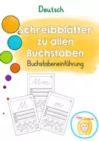 Vorschau - Arbeitsblätter - Buchstabeneinführung: Spiele, Leseblätter, Schreibblätter... - Seite 1