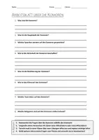 Vorschau - Arbeitsblätter - AB mit Fragen zum Thema "Komoren" + Lösungsblatt - Deckblatt
