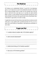Vorschau - Arbeitsblätter - Kunst: Piet Mondrian umfangreiches Material - Seite 2