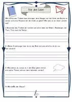 Vorschau - Arbeitsblätter - Lesetagebuch zu Vorstadtkrokodile (selbstständiges Arbeiten) ab Kl. 5 mit Lösungen - Seite 2