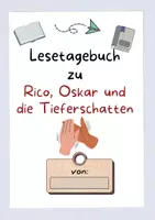 Vorschau - Unterrichtsreihen - Lesetagebuch Rico Oskar und die Tieferschatten Unterrichtsmaterial Deutsch Klasse 5–6 Arbeitsblätter Übungen Wochenplan mit Lösungen - Seite 1