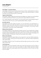 Vorschau - Arbeitsblätter - Duke Ellington (Infotext und Übungen) - Deckblatt