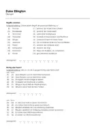 Vorschau - Arbeitsblätter - Duke Ellington (Infotext und Übungen) - Seite 1