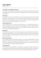 Vorschau - Arbeitsblätter - John Coltrane (Infotext und Übungen) - Deckblatt