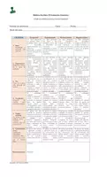 Vista previa - Evaluación - Rúbrica escritura - página 1
