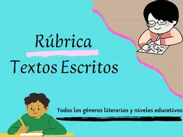 Vista previa - Evaluación - Rúbrica escritura - Portada