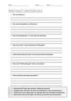 Vorschau - Arbeitsblätter - AB mit Fragen zum Thema "Konfuzius" + Lösungsblatt + Infografik - Deckblatt