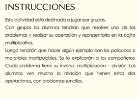 Vista previa - Juegos / Gamificación - Relación entre la multiplicación y la división. CAST/CAT - página 1