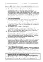 Vorschau - Arbeitsblätter - AB mit Fragen zum Thema "Königinnen und Könige" + Lösungsblatt - Seite 1