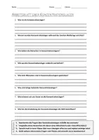 Vorschau - Arbeitsblätter - Lernposter + AB mit Fragen zum Thema "Konzentrationslager" + Lösungsblatt + Mindmap + Infografik - Seite 1