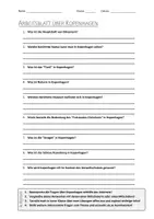 Vorschau - Arbeitsblätter - AB mit Fragen zum Thema "Kopenhagen" + Lösungsblatt - Deckblatt