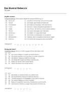 Vorschau - Arbeitsblätter - Das Musical Rebecca (Infotext und Übungen) - Seite 1