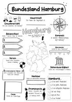 Vorschau - Arbeitsblätter - Steckbrief Bundesland Hamburg - Seite 1
