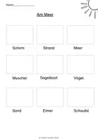 Vorschau - Arbeitsblätter - Lies-Mal Blätter für Klasse 1 & 2 - Am Meer - Seite 3