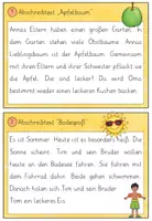 Vorschau - Aufgabenkarten - Abschreibkartei Sommer für Klasse 1/2 #eurokäfer - Seite 1