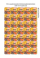 Vorschau - Mal- und Bastelvorlagen - Viel Erfolg / Motivation für Prüfungen, Vorlage für quadratische Schokotafeln FrauCuppaTea - Seite 2