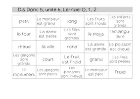 Vorschau - Spiele - Wörter gewinnen Dis Donc 5 unité 6 - Seite 2