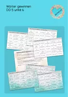 Vorschau - Spiele - Wörter gewinnen Dis Donc 5 unité 6 - Deckblatt