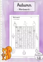 Vorschau - Arbeitsblätter - Autumn/Fall - Wordsearch - Arbeitsblätter - Deckblatt