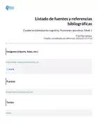 Vista previa - Hojas de trabajo - Cuaderno estimulación cognitiva. Funciones ejecutivas. Nivel 1 - página 1